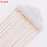 12Pcs K Clasp Sequins Necklace Chains for Jewelry Making