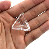 12Pcs Acrylic Corner Brackets Clear 3-Hole Right Angle Brace Brackets