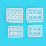 12Pcs Resin Molds Gemstone Jewelry Making