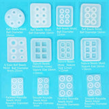 12Pcs Resin Molds Gemstone Jewelry Making