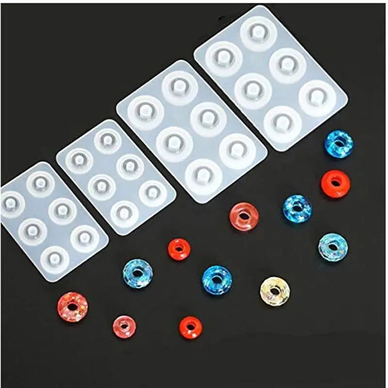 12Pcs Resin Molds for Gemstone Jewelry Making