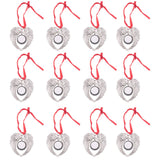12Pcs Angel Wing Sublimation Ornaments Christmas Xmas Party Decor
