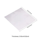12Pcs Blank Metal Card 15x15x0.05cm Aluminium Panel for DIY Laser Engraving