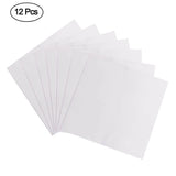 12Pcs Blank Metal Card 15x15x0.05cm Aluminium Panel for DIY Laser Engraving