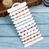 Bohemian Seed Beads Anklet Bracelet Ethnic Flowers Charm Summer Party Jewelry