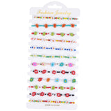 Bohemian Seed Beads Anklet Bracelet Ethnic Flowers Charm Summer Party Jewelry