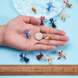 12Pcs DIY Jewelry Making Resin Goldfish Charms