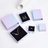 12Pcs Cardboard Drawer Jewelry Gift Boxes With Sponge