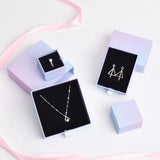 12Pcs Cardboard Drawer Jewelry Gift Boxes With Sponge