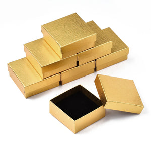12Pcs Cardboard Jewelry Boxes Display Storage Container