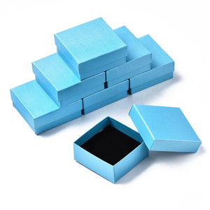12Pcs Cardboard Jewelry Boxes Display Storage Container