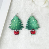 12Pcs Christmas Charms Creepy Santa Claus Jingle Bell Stocking Cake Tree Crutch