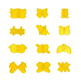 12Pcs Christmas Earrings Stud Resin Mold Bell Snowflake Elk Santa Hat Pendant