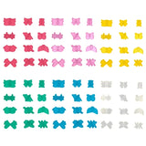 12Pcs Christmas Earrings Stud Resin Mold Bell Snowflake Elk Santa Hat Pendant