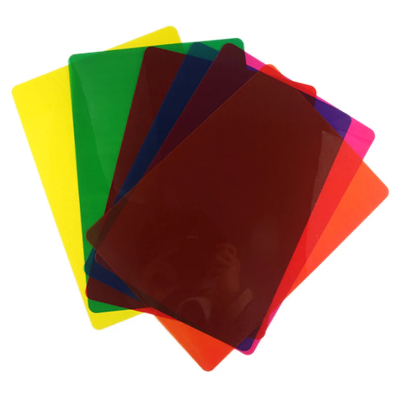 12Pcs Colored Overlays For Dyslexia Reading Strips ADHD Visual Stress