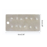 12Pcs Constellations Metal Stamp Set 3MM DIY Crafts Art Supply