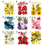 12Pcs Epoxy Filler Dry Flower Nail Stickers for DIY Crafts