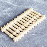 12Pcs 1/12 Scale Spindles Wooden Balusters for DIY Stair Railing Decoration Toys