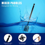 12Pcs Epoxy Resin Mixer Paddles for Drill Mixing