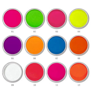 Fluorescent UV Pigment Powder Glow in the Dark Resin Pigment Kit
