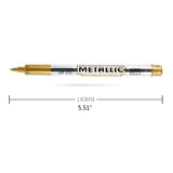 12Pcs Silver Epoxy Resin Drawing Pen Metallic Permanent Markers