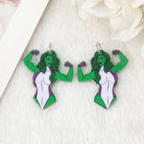 12Pcs Bloody Clown Charms for DIY Earring Necklace Making