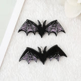 12Pcs Halloween Charms Punk Witches Crafts Skull Hand Cat Bat Crystal Acrylic