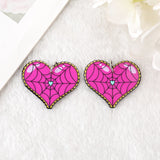 12Pcs Halloween Charms Horror Hottie Bloody Spooky Heart Acrylic Jewelry