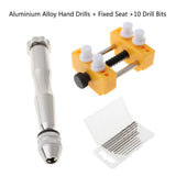 12Pcs Hand Drill Fixed Holder Jewelry Tools Kit for Resin Casting Molds