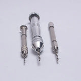 12Pcs Hand Drill Jewelry Kit Pin Vise Resin Casting Molds Steel Drill Bits