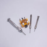 12Pcs Hand Drill Jewelry Kit Pin Vise Resin Casting Molds Steel Drill Bits
