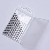 12Pcs Hand Drill Jewelry Kit Pin Vise Resin Casting Molds Steel Drill Bits