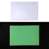 12Pcs Luminous Blank Heat Shrink Paper Film Sheets Glow in the Dark