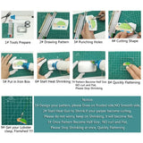 12Pcs Glow in the Dark Heat Shrink Sheets for Crafts