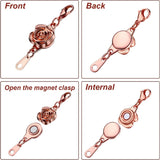 12Pcs Locking Magnetic Clasps for Jewelry Necklace Bracelet
