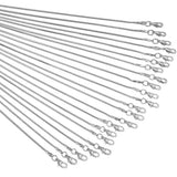 12Pcs 1.2mm 45-60cm High Snake Chain Necklace Lobster Jewelry Findings