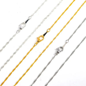 12Pcs/Lot 42cm Silver Water Wave Chains Women Necklace DIY Jewelry Making