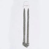 12Pcs/Lot 42cm Silver Water Wave Chains Women Necklace DIY Jewelry Making