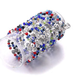 12Pcs/Lot Mixed Bracelet Women Beaded Elasticity Small Gift