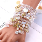 Mixed Stretch Crystal Bracelet Women Bracelet Jewelry Friendship Gift