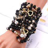 Mixed Stretch Crystal Bracelet Women Bracelet Jewelry Friendship Gift