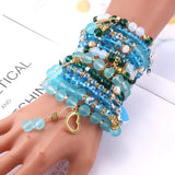 Mixed Stretch Crystal Bracelet Women Bracelet Jewelry Friendship Gift