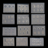 12Pcs Mini Diamond Crystals Resin Mold Nail Art Kit