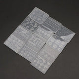 12Pcs Mini Nail Art Silicone Mold Resin Molds Kit