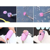 12Pcs Mini Nail Art Silicone Mold Leaves Flower Animals Resin Mold