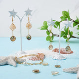12Pcs Natural Shell Pendant Set for DIY Jewelry Making