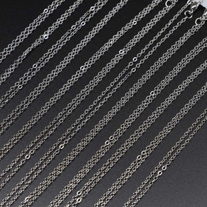 12Pcs K Lobster Clasp Necklace Chain DIY Jewelry Making Findings