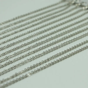 12Pcs K Lobster Clasp Necklace Chain DIY Jewelry Making Findings