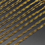 12Pcs/Pack Water Wave Chains with Lobster Clasps Choker Chain for Jewelry Making