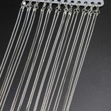 12Pcs Lobster Clasp Chains Box Link DIY Handmake Chain For Jewelry Making